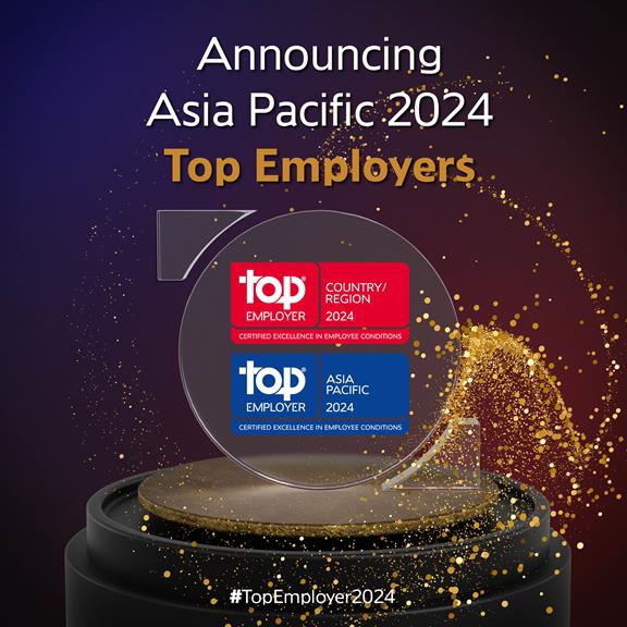 Proudly presenting Singapore's Top Employers 2024