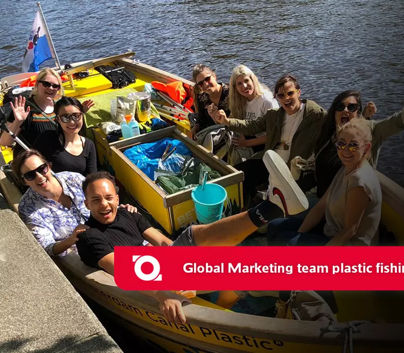 Plastic Fishing with the Global Marketing Team